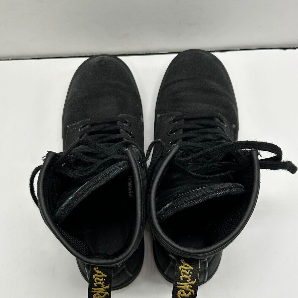 Dr. Martens Ankle Boots Size 5 L Air Wair Sheridan Black Matte Softwair Footbed - Picture 11 of 13